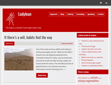 Tablet Screenshot of ladylean.com